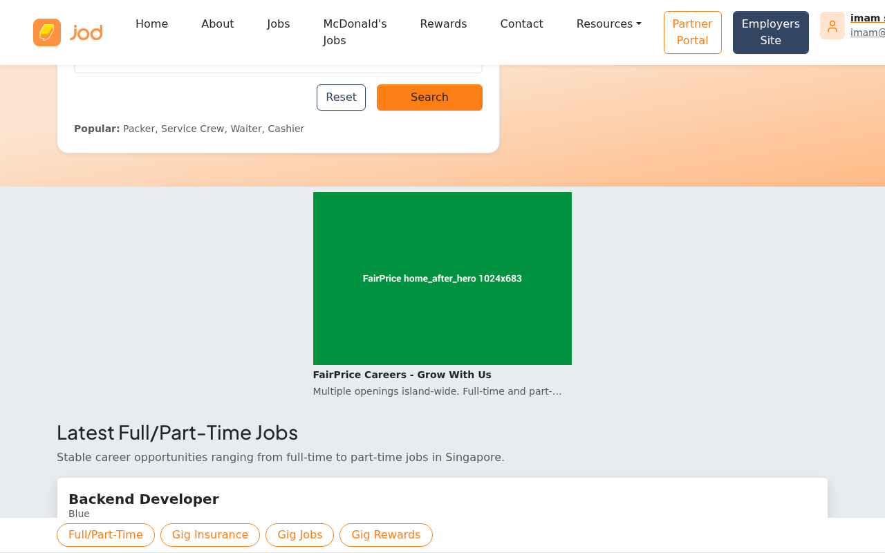 Home page scrolled — more ad slots